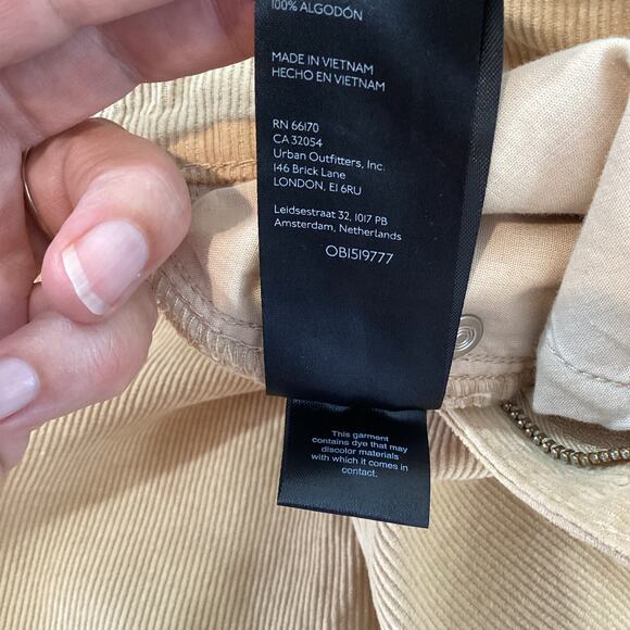 BDG Urban Outfitters Corduroy Pants Size 31 Pegged Cowboy Preppy Academia - Picture 11 of 16